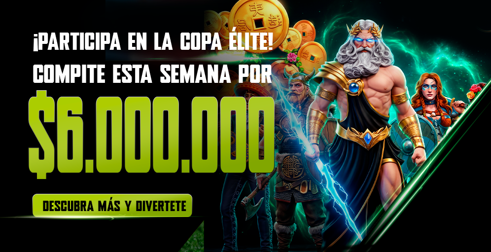 ¡Copa Élite Pragmatic Play: compite por $6.000.000 y conquista el ranking!