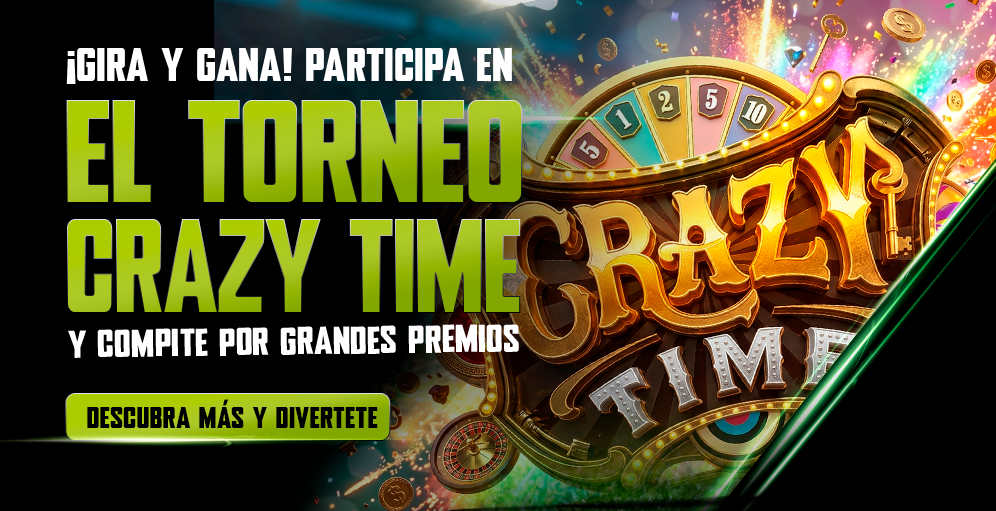 Torneo Giro Millonario Crazy Time: ¡compite por $2.000.000! Torneo Giro Millonario Crazy Time: ¡compite por $2.000.000!